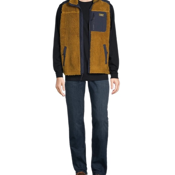 L.l. Bean - Men's Bean's Sherpa Vest - Antique Gold - Size L - Picture 3 of 5